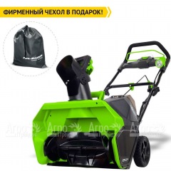 Снегоуборщик аккумуляторный GreenWorks GD40SB в Тюмени