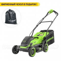 Газонокосилка аккумуляторная GreenWorks GD40LM361 4 Ач в Тюмени