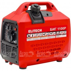 Бензогенератор инверторный Elitech БИГ 1100Р 1 кВт в Тюмени