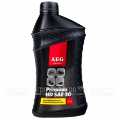 Масло AEG Premium HD SAE 30 API SJ/CF 0.6 л для 4-х тактных двигателей в Тюмени