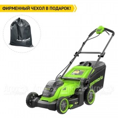 Газонокосилка аккумуляторная GreenWorks GD40LM411 (без аккумулятора и зарядного устройства) в Тюмени