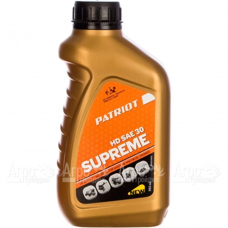 Масло Patriot Supreme HD SAE 30 592 мл для 4-х тактных двигателей в Тюмени