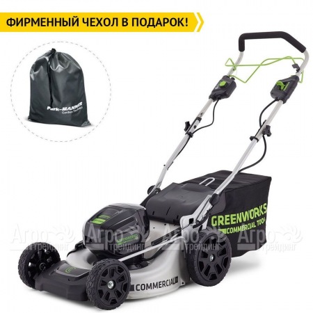 Газонокосилка аккумуляторная GreenWorks GC82LM51 (без батареи и зарядного устройства) в Тюмени