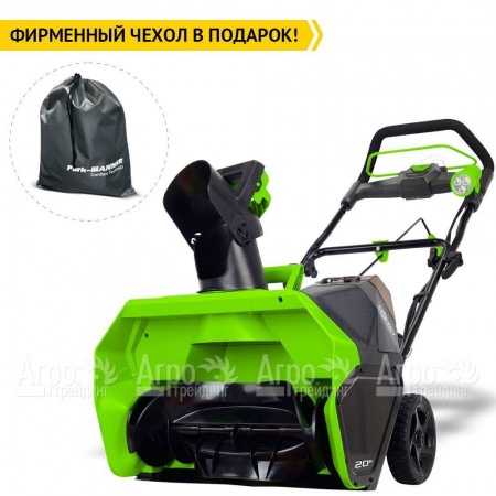 Снегоуборщик аккумуляторный GreenWorks GD40SB в Тюмени