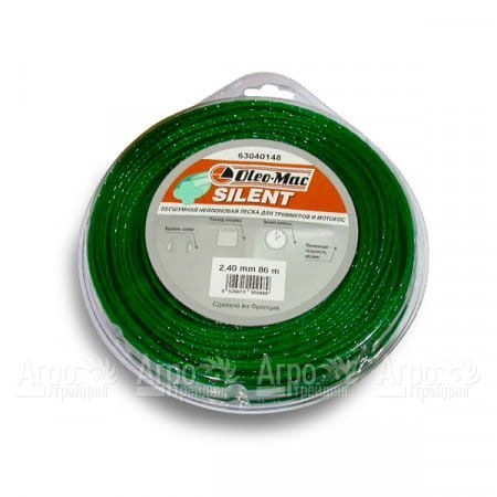 Леска 2.4 мм 86 м silent для триммеров Oleo-Mac в Тюмени