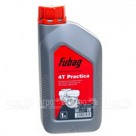 Масло моторное минеральное Fubag Practica SAE 30 1 л для 4-тактных двигателей в Тюмени