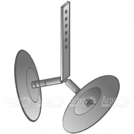 Окучник дисковый без сцепки для культиваторов Целина 500, 404, 406 в Тюмени
