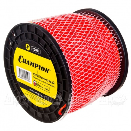 Корд триммерный Champion Twisted Square 3.0мм, 164м (витой квадрат)+нож  в Тюмени
