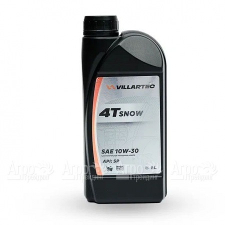 Масло моторное зимнее Villartec 4T Snow SAE 10W-30, 1 л для 4-х тактных двигателей в Тюмени