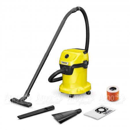 Хозяйственный пылесос Karcher WD 3 V-17/4/35 + Nozzles в Тюмени