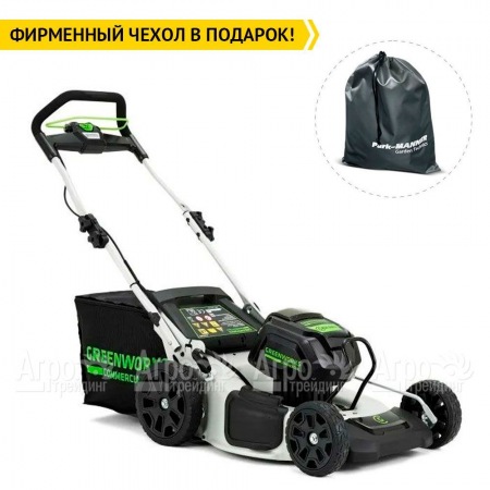 Газонокосилка аккумуляторная GreenWorks GC82LM51K5  в Тюмени