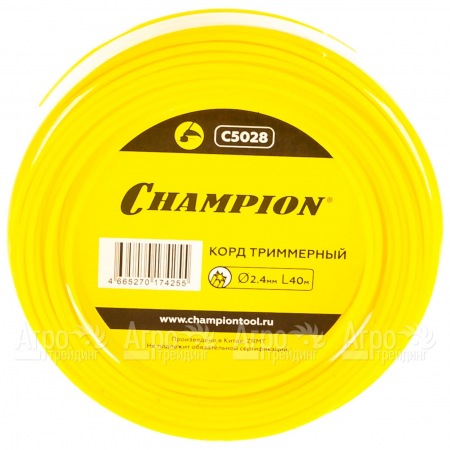 Корд триммерный Champion Star 2.4мм, 40м (звезда)  в Тюмени