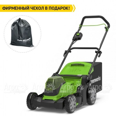 Газонокосилка аккумуляторная GreenWorks G24X2LM41 (без аккумулятора и зарядного устройства) в Тюмени