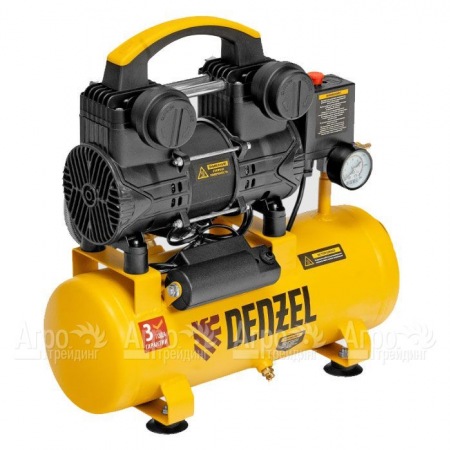 Компрессор поршневой безмасляный Denzel DLP-950/10 в Тюмени