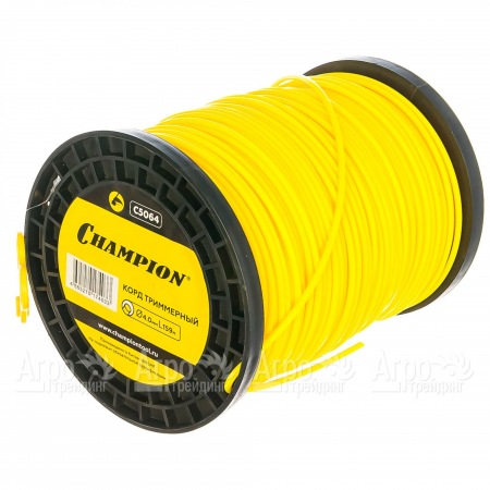 Корд триммерный Champion Round 4.0мм, 159м (круглый)+нож  в Тюмени