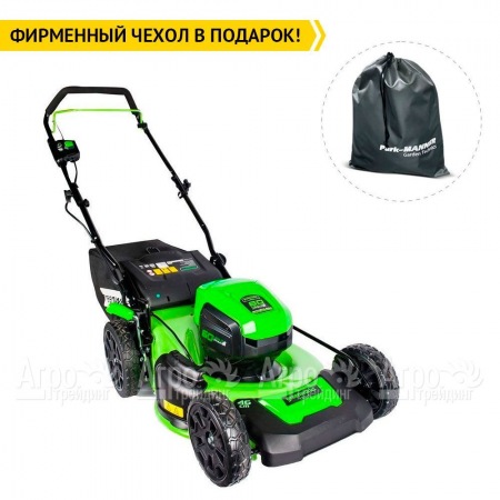 Газонокосилка аккумуляторная GreenWorks GD60LM46SPK4 в Тюмени