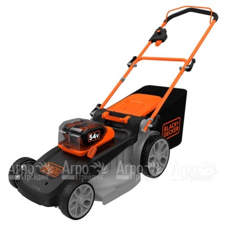 Газонокосилка аккумуляторная Black+Decker CLM5448PC2-QW в Тюмени