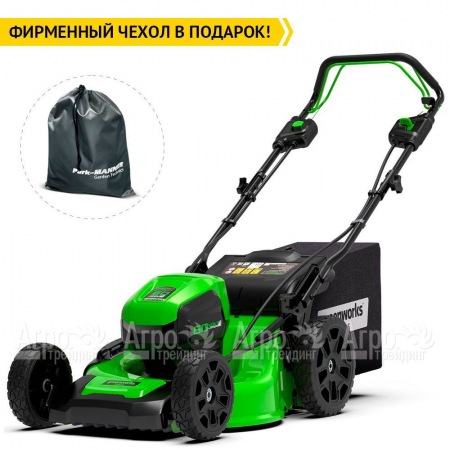 Газонокосилка аккумуляторная GreenWorks GD60LM46SP (без батареи и зарядного устройства) в Тюмени