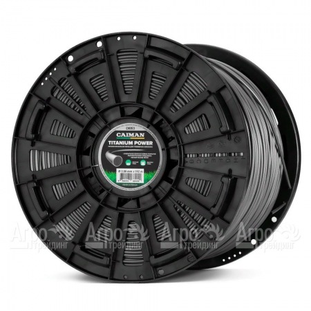 Профессиональная леска Titanium Power круглая 3 мм 992 м для триммеров Caiman  в Тюмени