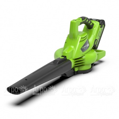 Воздуходувка аккумуляторная GreenWorks G-Max GD40BV 40V 280 км/ч (без батареи и зарядного устройства) в Тюмени