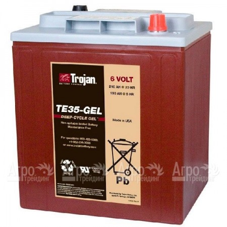 Тяговый свинцово-кислотный аккумулятор с жидким электролитом 6B 200 Ач для подметальных машин Lavor в Тюмени