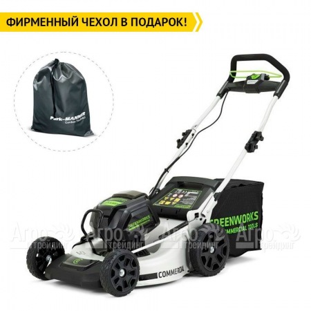 Газонокосилка аккумуляторная GreenWorks GC82LM51SP2 (без аккумулятора и зарядного устройства) в Тюмени