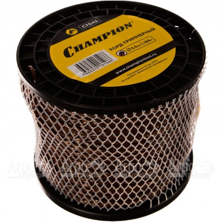 Корд триммерный Champion Magic 3.0мм, 168м (витой квадрат)+нож  в Тюмени