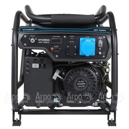 Бензогенератор Hyundai HHY7050FE 5 кВт  в Тюмени