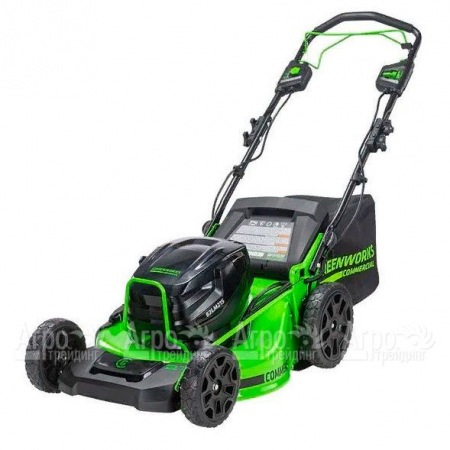 Газонокосилка аккумуляторная GreenWorks GC82HPLM51 (без аккумулятора и зарядного устройства)  в Тюмени