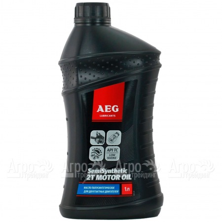 Масло AEG Semi Synthetic 2T Motor Oil API TC 1 л для 2-х тактных двигателей в Тюмени