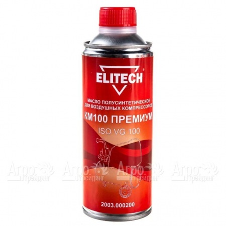 Масло полусинтетическое Elitech КМ100 2003.000200 ISO 100 0.45 л для воздушных компрессоров в Тюмени