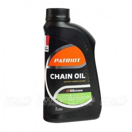 Масло Patriot G-Motion Chain Oil 1 л для смазки цепей в Тюмени