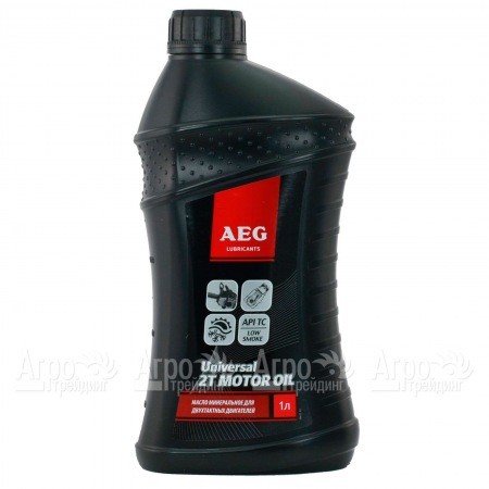 Масло минеральное Universal AEG 2T Motor Oil API TC 1 л для 2-х тактных двигателей в Тюмени