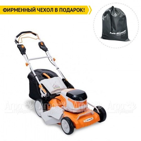 Газонокосилка аккумуляторная Villartec MA4046T SET AM402 + AC402 в Тюмени