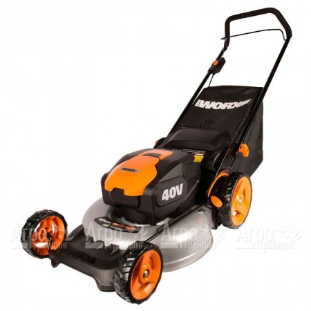 Газонокосилка аккумуляторная Worx WG751E в Тюмени