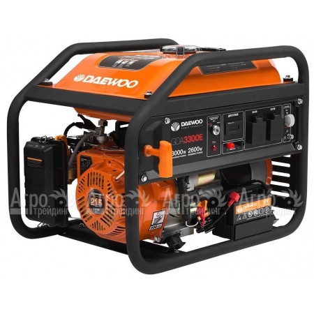 Бензогенератор Daewoo GDA 3300E 2.6 кВт в Тюмени