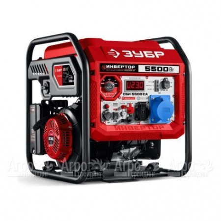 Бензогенератор инверторный Зубр СБИ-5500ЕА 5 кВт в Тюмени