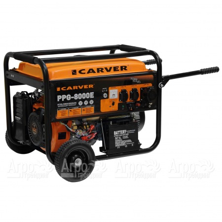 Бензогенератор Carver PPG-8000E 6 кВт в Тюмени