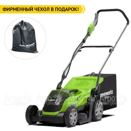 Газонокосилка аккумуляторная GreenWorks G40LM35K4 в Тюмени