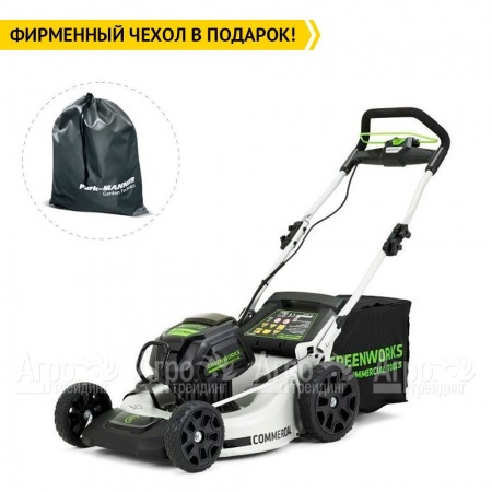 Газонокосилка аккумуляторная GreenWorks GC82LM51SP2K2  в Тюмени