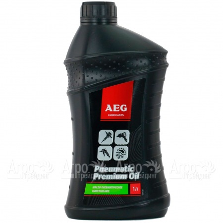 Масло пневматическое минеральное AEG Pneumatic oil 1 л для компрессоров в Тюмени