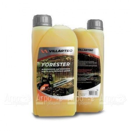 Всесезонное адгезионное масло Villartec Forester 1 л для пильных цепей в Тюмени