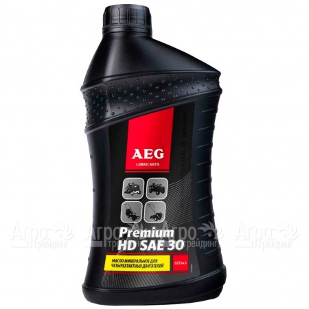 Масло AEG Premium HD SAE 30 API SJ/CF 0.6 л для 4-х тактных двигателей в Тюмени