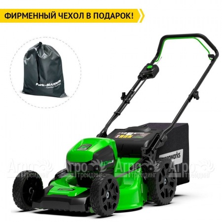 Газонокосилка аккумуляторная GreenWorks GD60LM46HPK4  в Тюмени