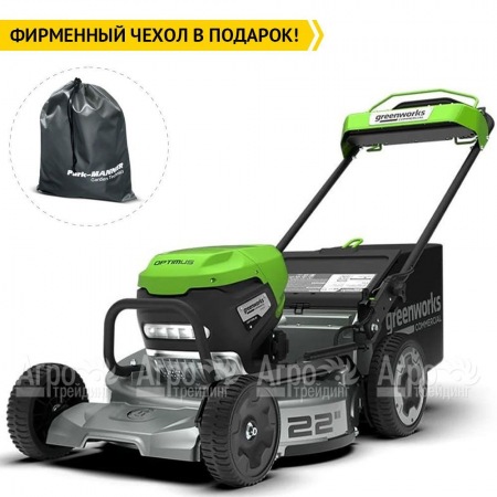 Газонокосилка аккумуляторная GreenWorks LM221S (без аккумулятора и зарядного устройства)  в Тюмени