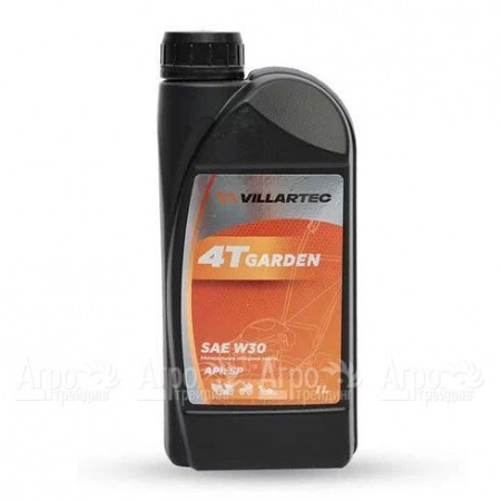 Масло моторное летнее Villartec 4T Garden SAE W-30, 1 л для 4-х тактных двигателей в Тюмени