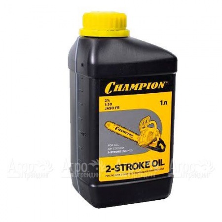 Масло минеральное Champion Jaso FB 1 л для 2-тактных двигателей  в Тюмени