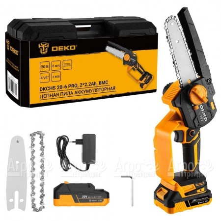 Аккумуляторная пила DEKO DKCHS 20-6 PRO 6" в кейсе в Тюмени