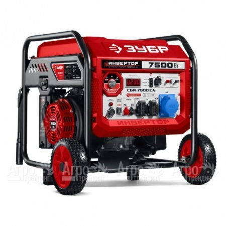 Бензиновый генератор инверторный Зубр СБИ-7500ЕА 7 кВт в Тюмени