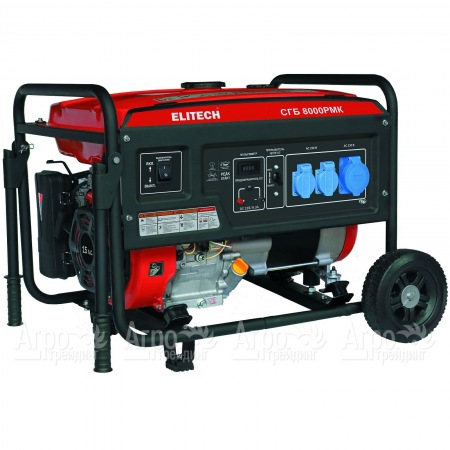 Бензогенератор Elitech СГБ 8000РМК 6 кВт  в Тюмени